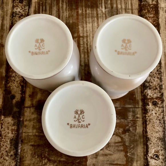 Vintage A&C Bavaria Pitcher with 3 Cups Grape Motif - Picture 15 of 17